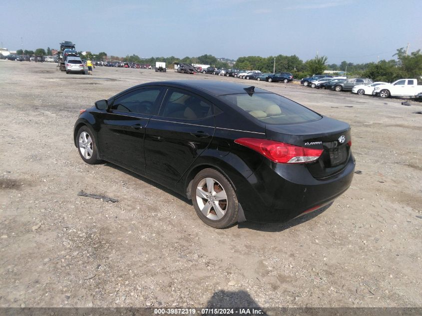 2013 Hyundai Elantra Gls VIN: 5NPDH4AE2DH246133 Lot: 39872319