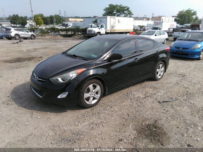 2013 Hyundai Elantra Gls VIN: 5NPDH4AE2DH246133 Lot: 39872319