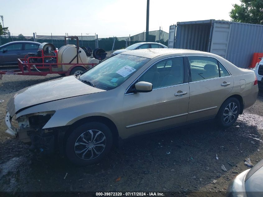 2006 Honda Accord 2.4 Lx VIN: 1HGCM56406A043850 Lot: 39872320