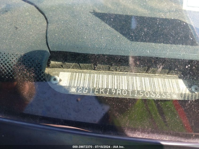 1996 GMC Sierra K1500 VIN: 2GTEK19R0T1503835 Lot: 39872370