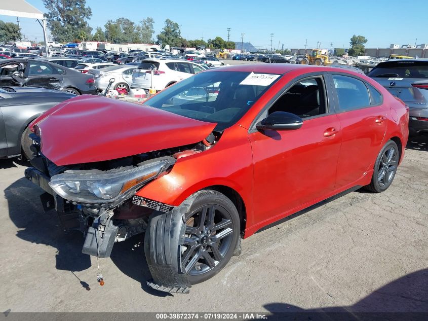 2020 Kia Forte Gt-Line VIN: 3KPF34AD8LE255453 Lot: 39872374