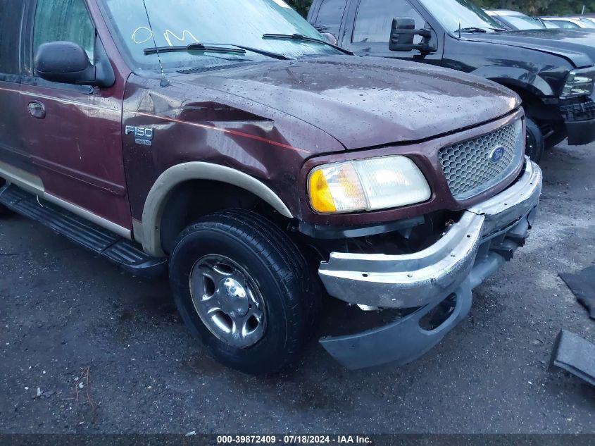 2001 Ford F-150 King Ranch Edition/Lariat/Xlt VIN: 1FTRW08L51KE42153 Lot: 39872409