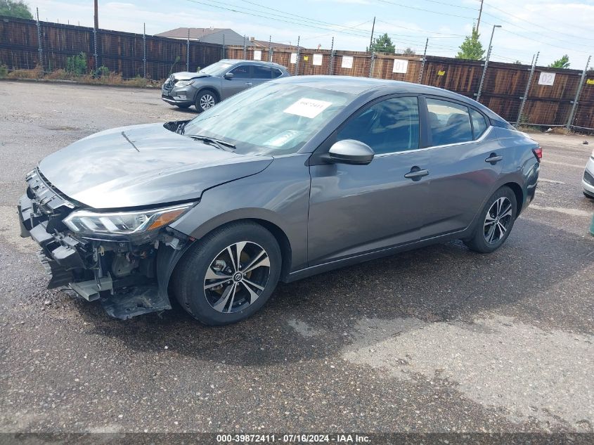 2021 Nissan Sentra Sv Xtronic Cvt VIN: 3N1AB8CV3MY285375 Lot: 39872411