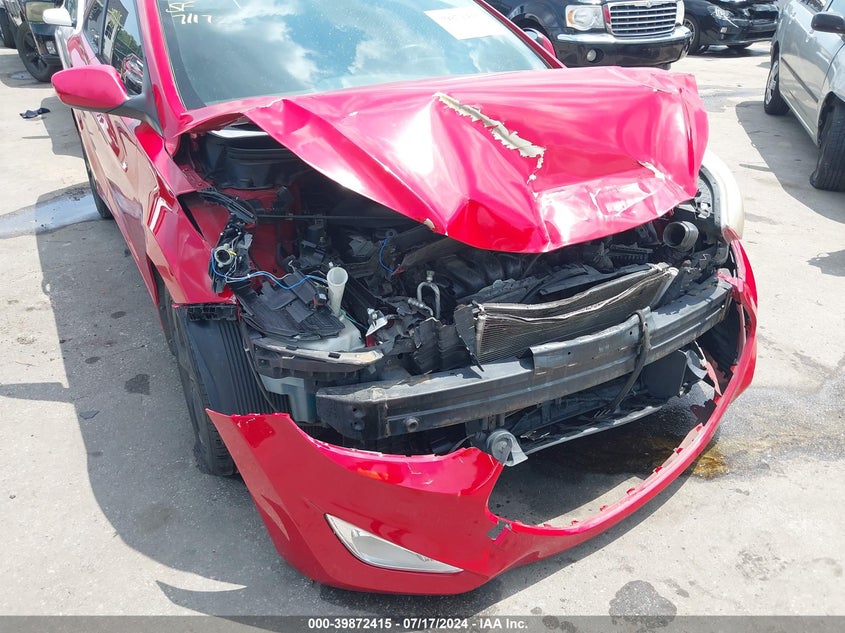 2013 Hyundai Elantra Gs VIN: KMHDH6AE0DU007449 Lot: 39872415