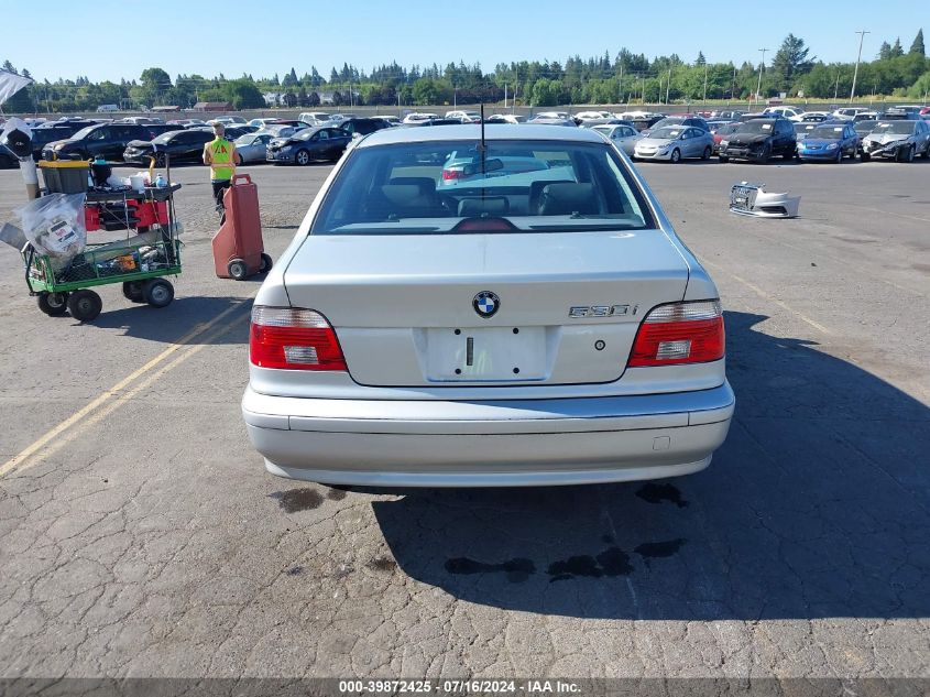 2001 BMW 530Ia VIN: WBADT63421CF02292 Lot: 39872425