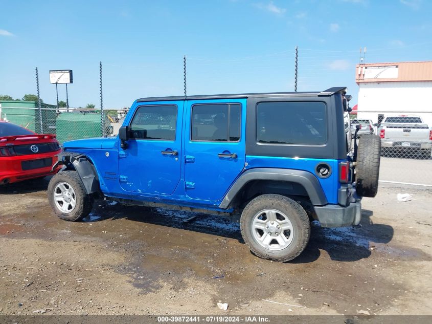 2016 JEEP WRANGLER UNLIMITED SPORT RHD - 1C4BJWKG0GL135023
