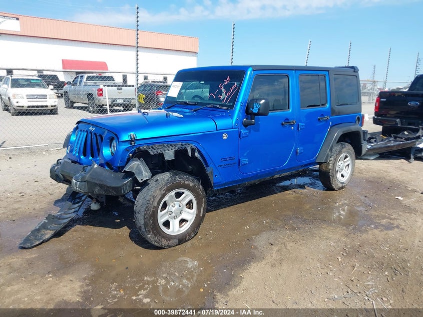 2016 JEEP WRANGLER UNLIMITED SPORT RHD - 1C4BJWKG0GL135023