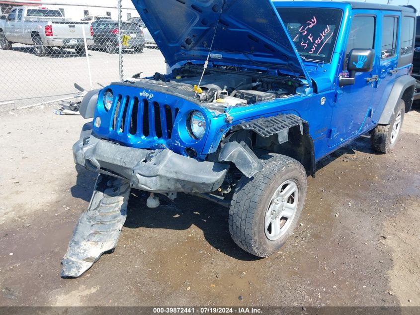 2016 JEEP WRANGLER UNLIMITED SPORT RHD - 1C4BJWKG0GL135023