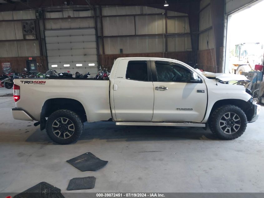 2016 Toyota Tundra Double Cab Limited VIN: 5TFBY5F14GX499756 Lot: 39872451