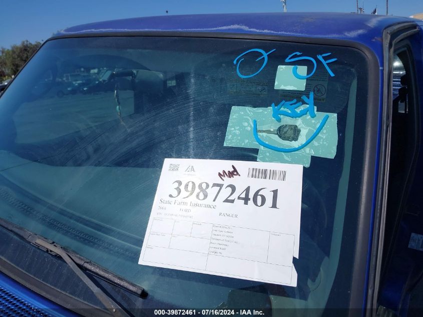 2004 Ford Ranger Edge/Tremor/Xl/Xlt VIN: 1FTYR14U24PB45582 Lot: 39872461