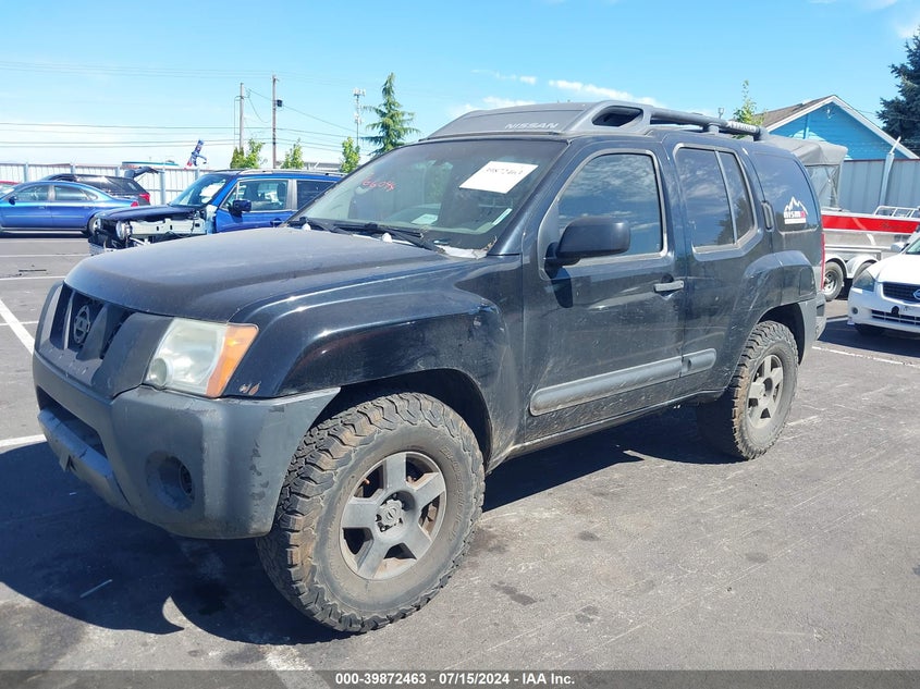 2005 Nissan Xterra S VIN: 5N1AN08W95C642815 Lot: 39872463