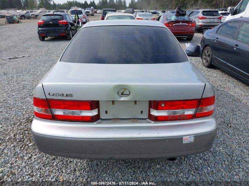 2000 Lexus Es 300 VIN: JT8BF28G5Y5096855 Lot: 39872476