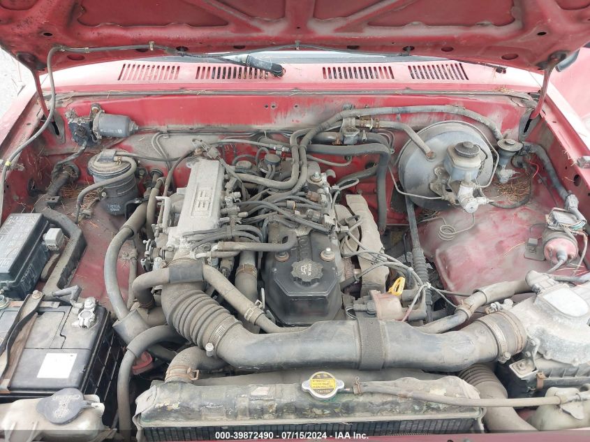 1992 Toyota Pickup 1/2 Ton Short Whlbase Stb VIN: 4TARN81A6NZ019732 Lot: 39871987