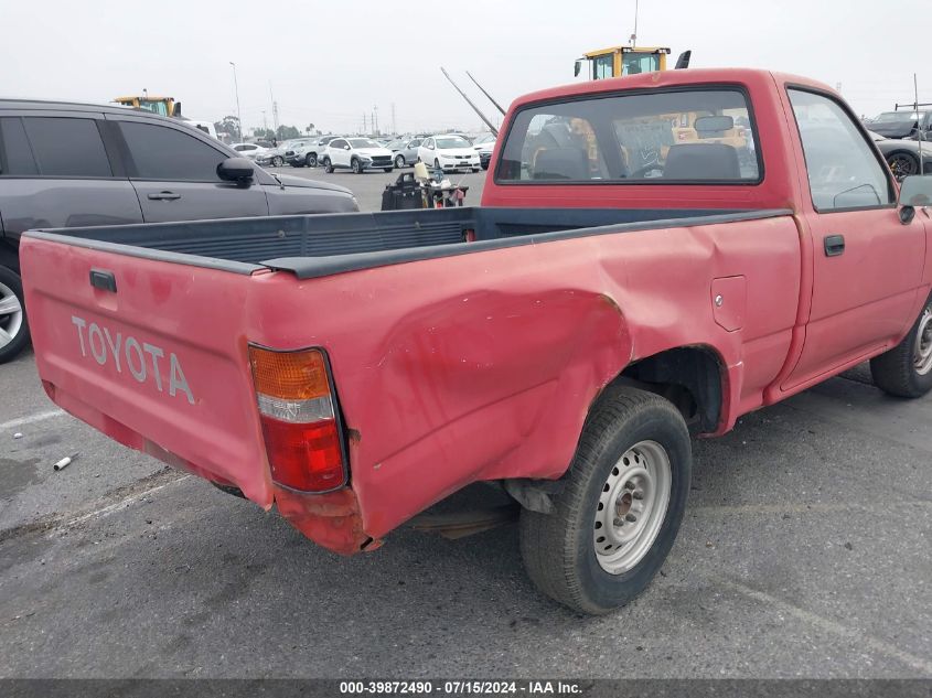 1992 Toyota Pickup 1/2 Ton Short Whlbase Stb VIN: 4TARN81A6NZ019732 Lot: 39871987