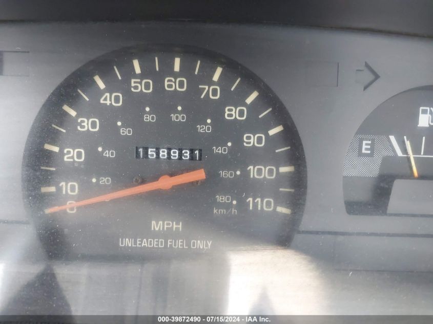 1992 Toyota Pickup 1/2 Ton Short Whlbase Stb VIN: 4TARN81A6NZ019732 Lot: 39871987