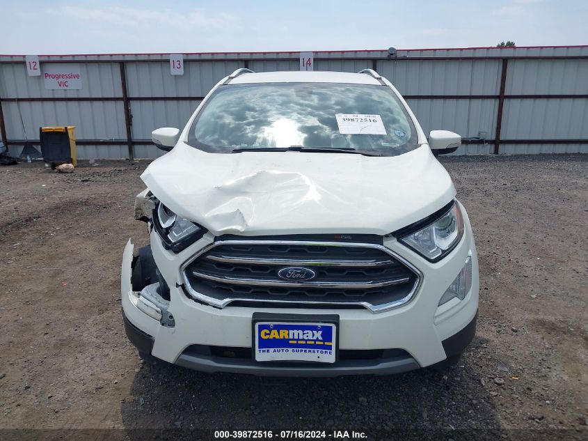 2020 Ford Ecosport Titanium VIN: MAJ6S3KL0LC344756 Lot: 39872516