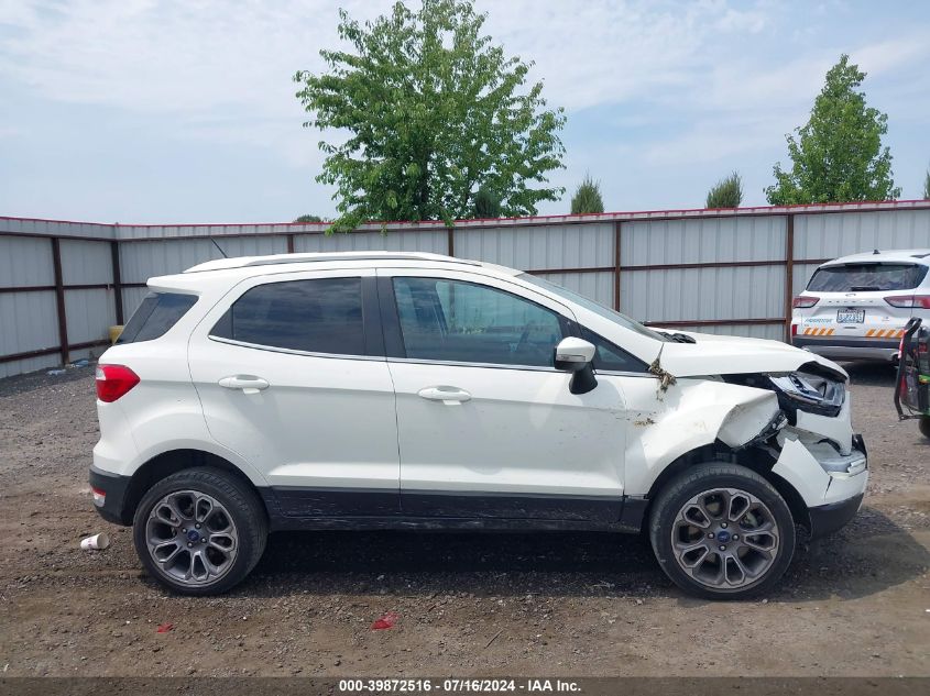 2020 Ford Ecosport Titanium VIN: MAJ6S3KL0LC344756 Lot: 39872516