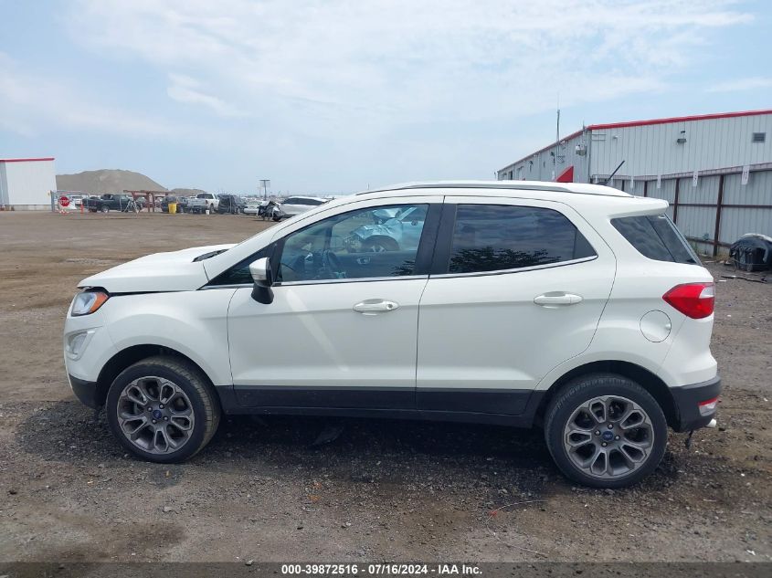 2020 Ford Ecosport Titanium VIN: MAJ6S3KL0LC344756 Lot: 39872516