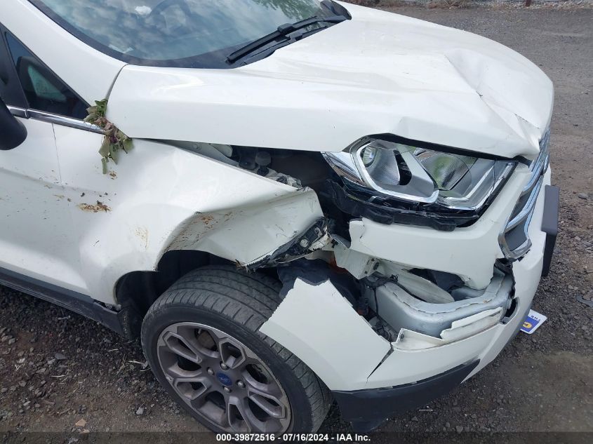 2020 Ford Ecosport Titanium VIN: MAJ6S3KL0LC344756 Lot: 39872516