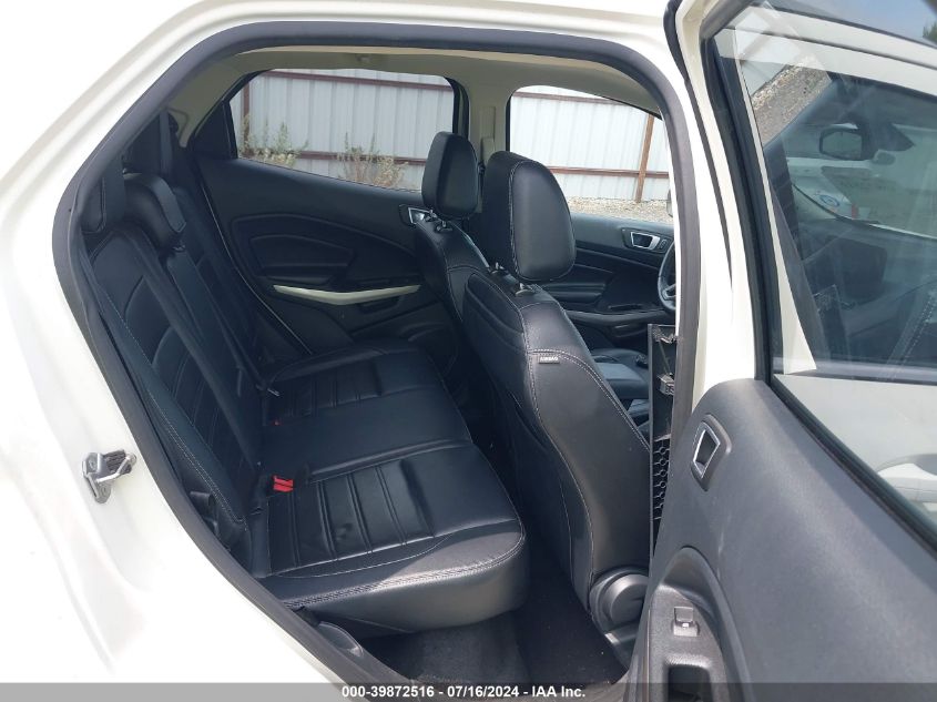 2020 Ford Ecosport Titanium VIN: MAJ6S3KL0LC344756 Lot: 39872516