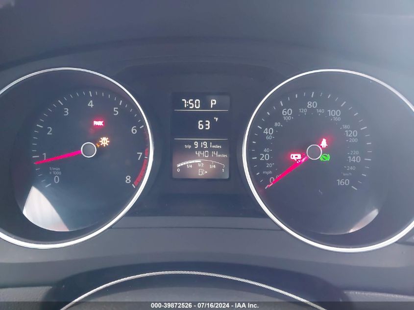 2017 Volkswagen Jetta S VIN: 3VW2B7AJ1HM262716 Lot: 39872526