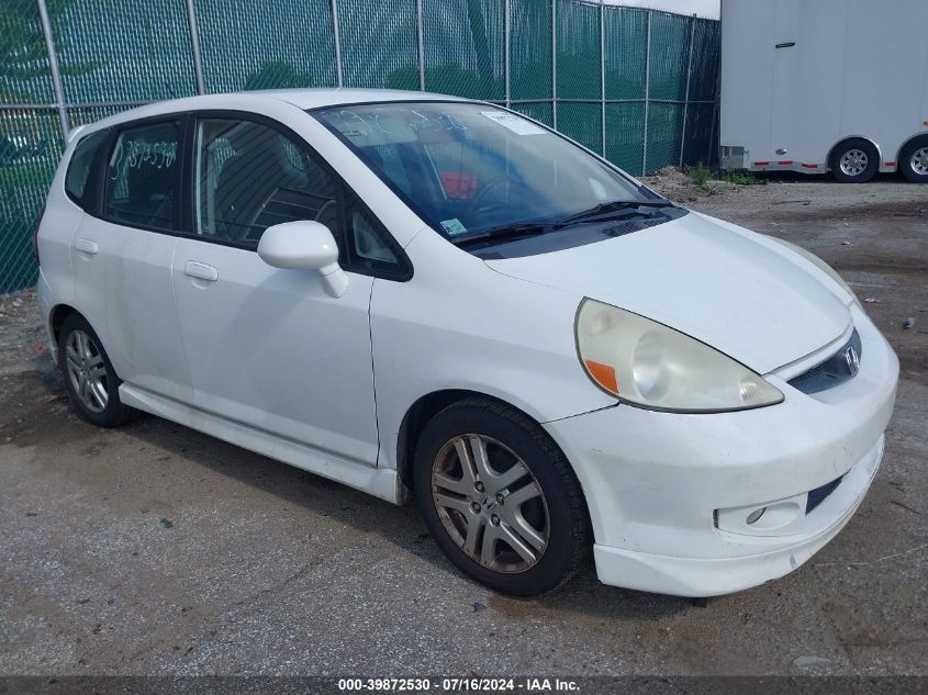 JHMGD38697S048171 | 2007 HONDA FIT