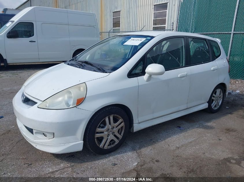 JHMGD38697S048171 | 2007 HONDA FIT