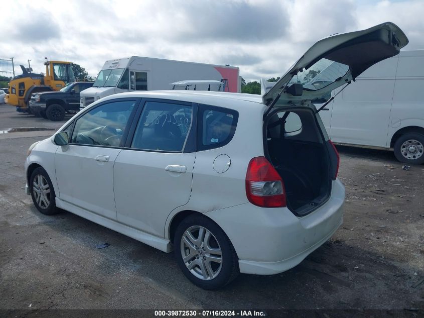 JHMGD38697S048171 | 2007 HONDA FIT