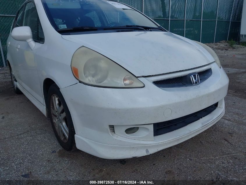 JHMGD38697S048171 | 2007 HONDA FIT