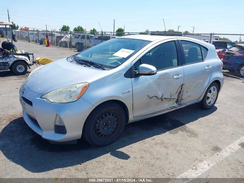 2012 Toyota Prius C Two VIN: JTDKDTB35C1500997 Lot: 39872531