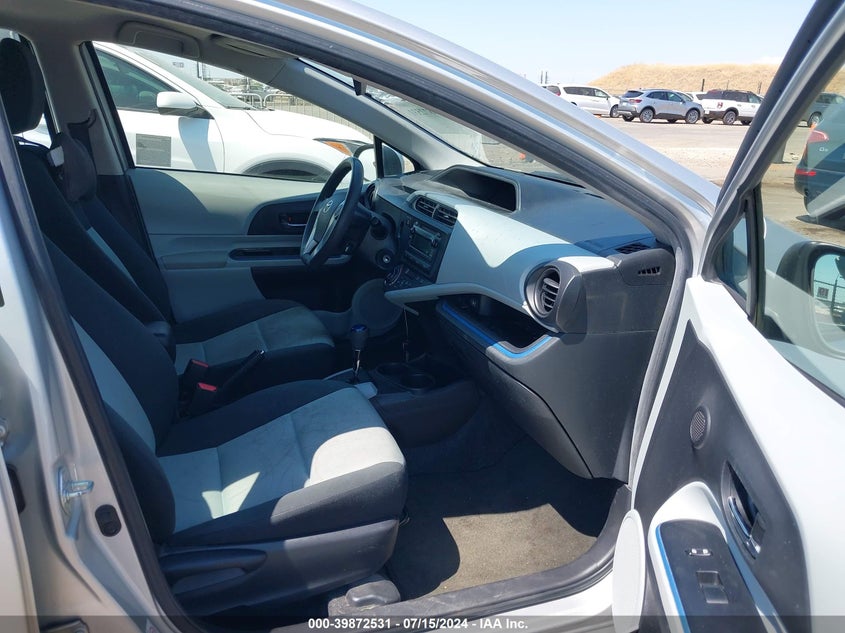 2012 Toyota Prius C Two VIN: JTDKDTB35C1500997 Lot: 39872531