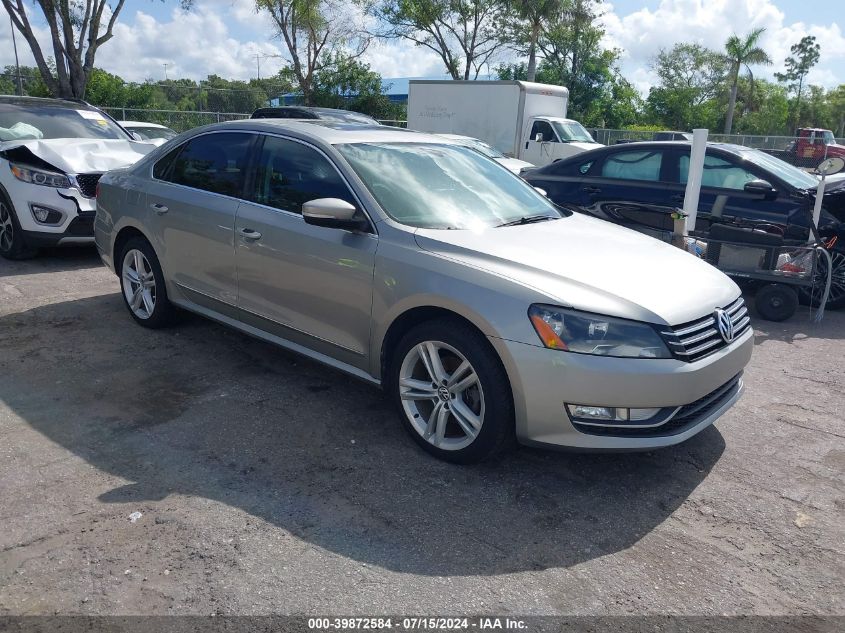 2013 Volkswagen Passat 2.0L Tdi Sel Premium VIN: 1VWCN7A31DC093256 Lot: 39872584