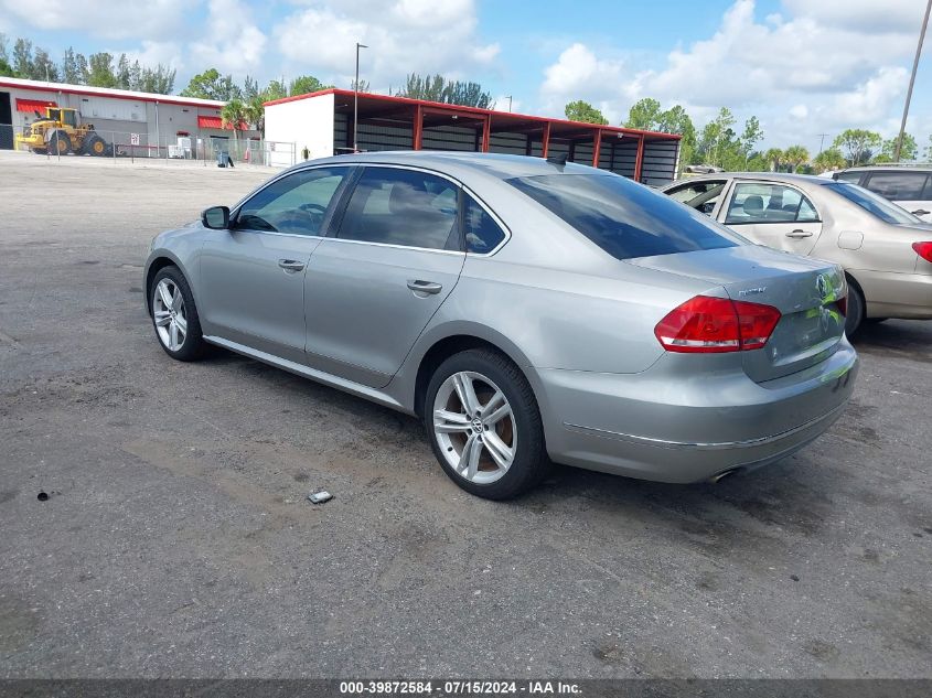 2013 Volkswagen Passat 2.0L Tdi Sel Premium VIN: 1VWCN7A31DC093256 Lot: 39872584