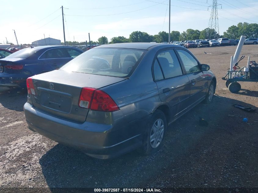 2HGES16405H560993 | 2005 HONDA CIVIC