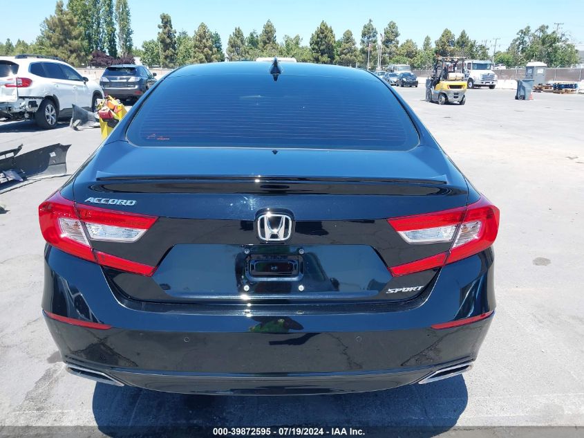 2022 Honda Accord Sport VIN: 1HGCV1F38NA073979 Lot: 39872595