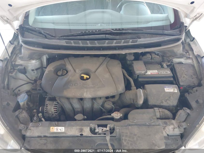 2014 Hyundai Elantra Se VIN: KMHDH4AEXEU181485 Lot: 39872621