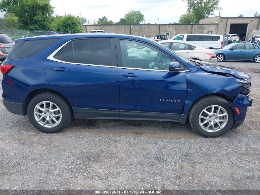 2022 Chevrolet Equinox Awd Lt VIN: 3GNAXUEV6NL278169 Lot: 39872631