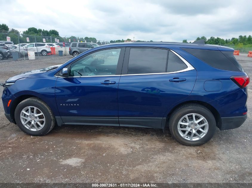 2022 Chevrolet Equinox Awd Lt VIN: 3GNAXUEV6NL278169 Lot: 39872631