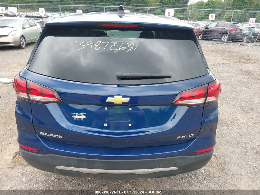 2022 CHEVROLET EQUINOX AWD LT - 3GNAXUEV6NL278169