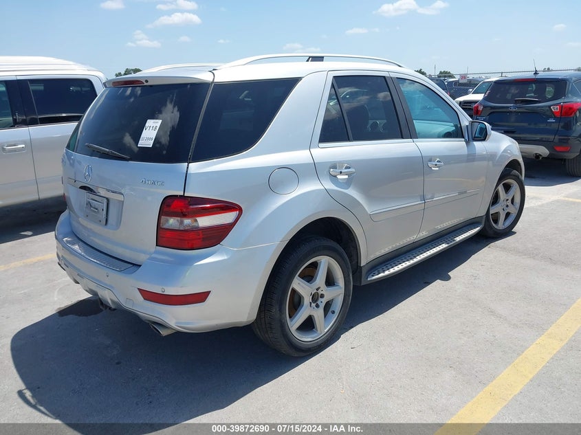 2009 Mercedes-Benz Ml 550 4Matic VIN: 4JGBB72E19A449324 Lot: 39872690