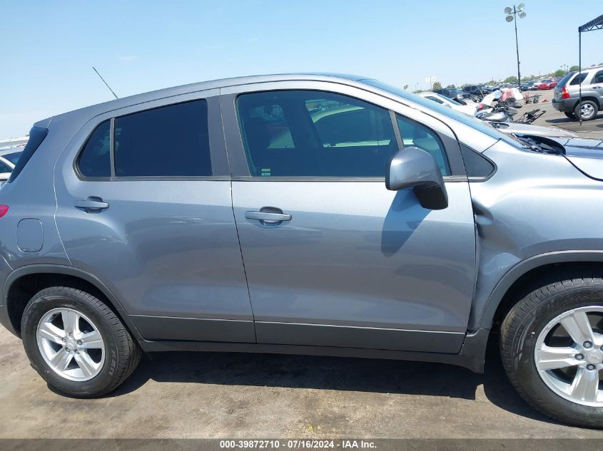 2020 Chevrolet Trax Fwd Ls VIN: 3GNCJKSB0LL334550 Lot: 39872710