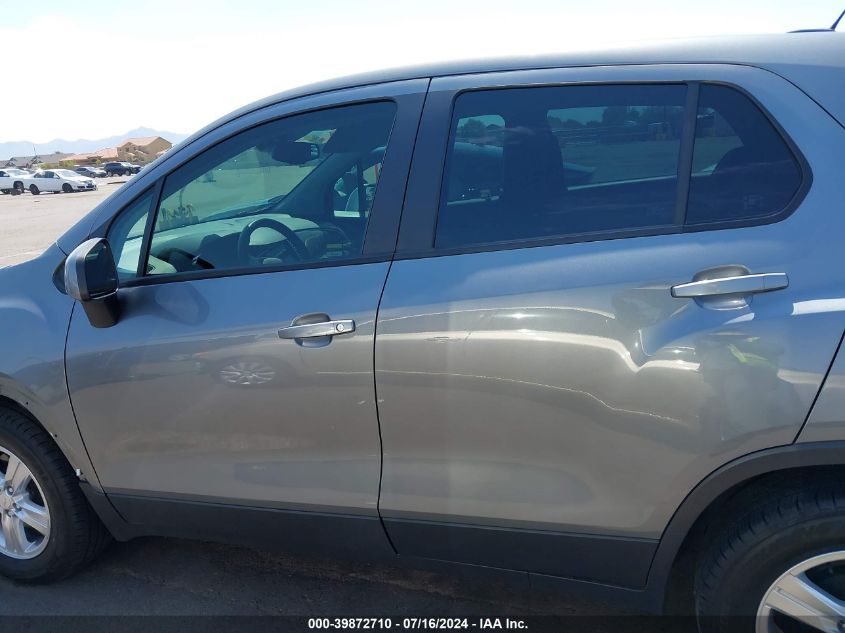 2020 Chevrolet Trax Fwd Ls VIN: 3GNCJKSB0LL334550 Lot: 39872710