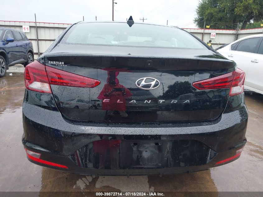 2019 Hyundai Elantra Sel VIN: KMHD84LF2KU855629 Lot: 39872714