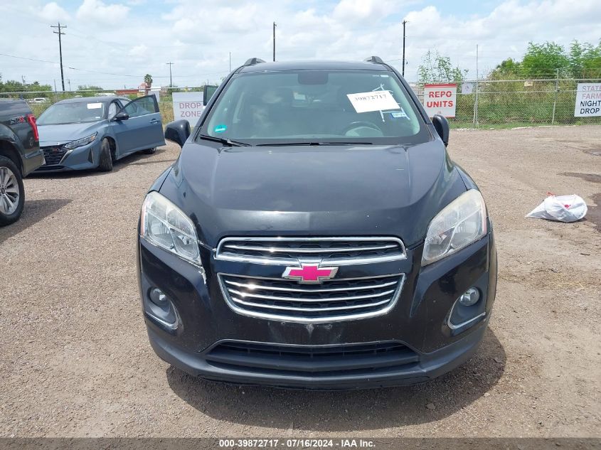 2015 Chevrolet Trax Ltz VIN: KL7CJNSB6FB164613 Lot: 39872717