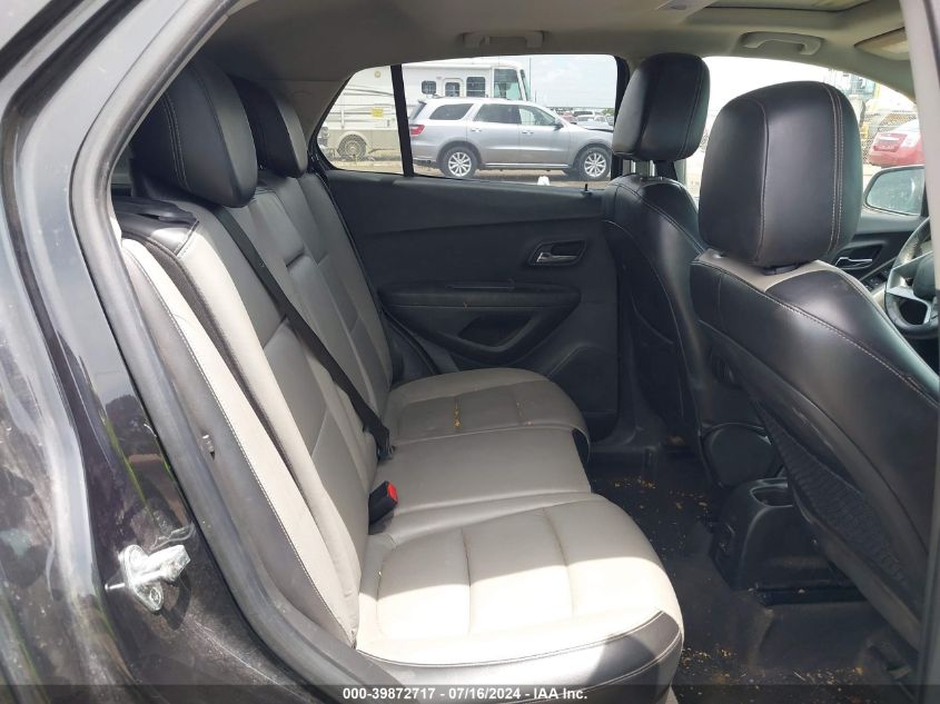 2015 Chevrolet Trax Ltz VIN: KL7CJNSB6FB164613 Lot: 39872717