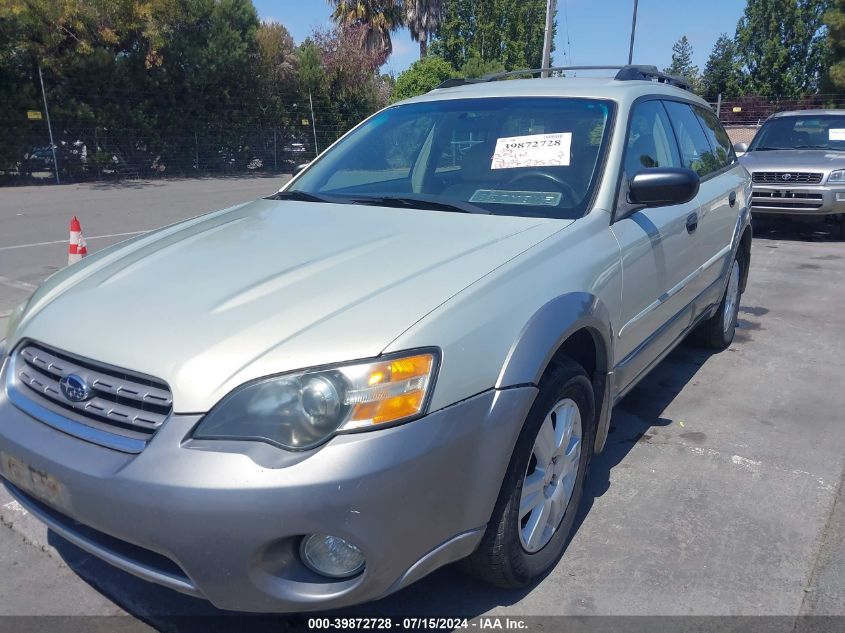 4S4BP61C657321261 2005 Subaru Outback 2.5I