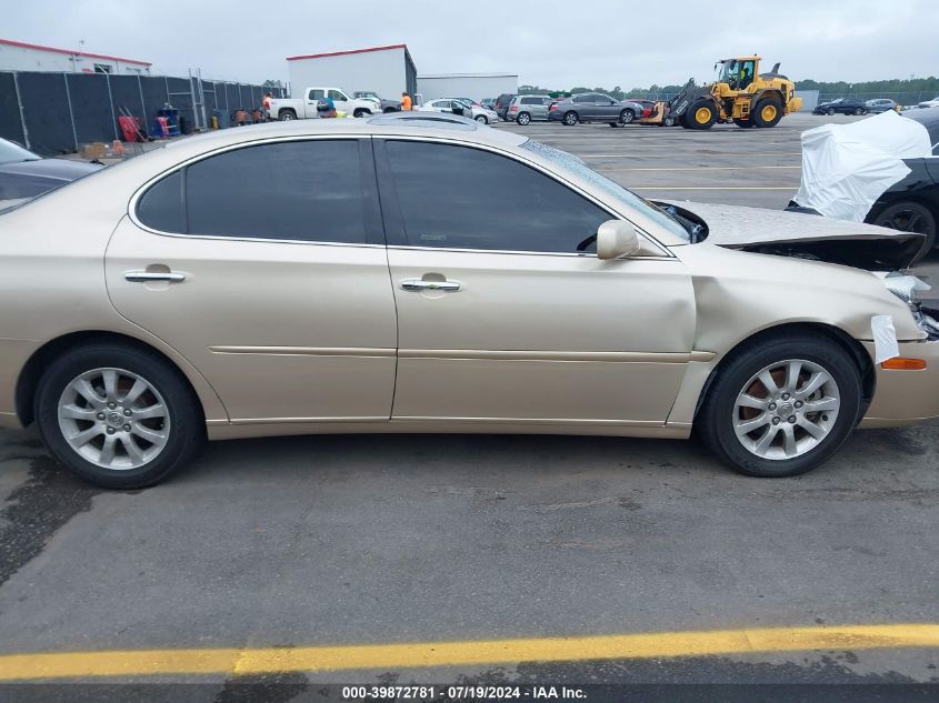 2004 Lexus Es 330 VIN: JTHBA30G745005837 Lot: 39872781