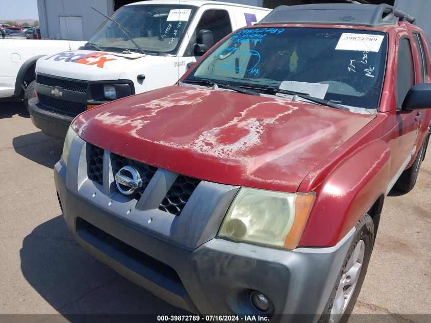 2005 Nissan Xterra Se VIN: 5N1AN08U25C630200 Lot: 39872789