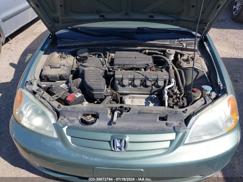 2003 Honda Civic Lx VIN: 2HGES16573H566649 Lot: 39872794