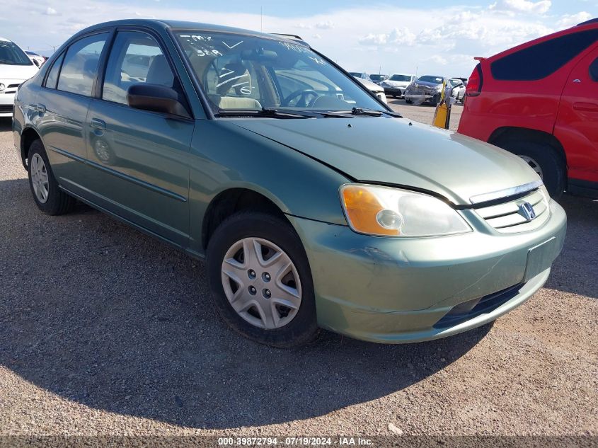 2003 Honda Civic Lx VIN: 2HGES16573H566649 Lot: 39872794